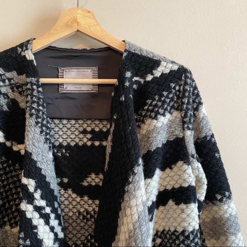 Guest Editor | Textured Open Front Cardigan - image 2